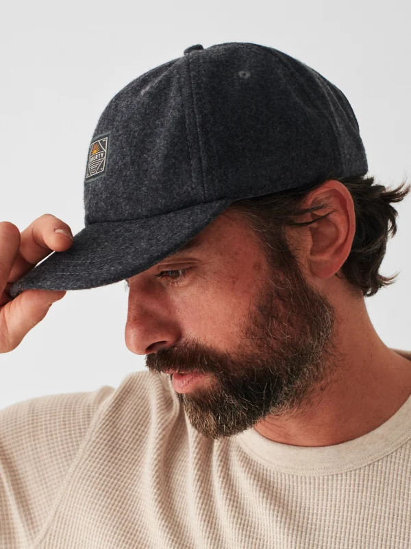 Wool Baseball Hat - Grey Heather